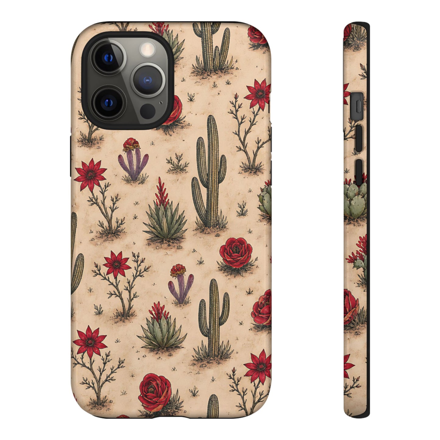 Red Bloom Desert Tough Case