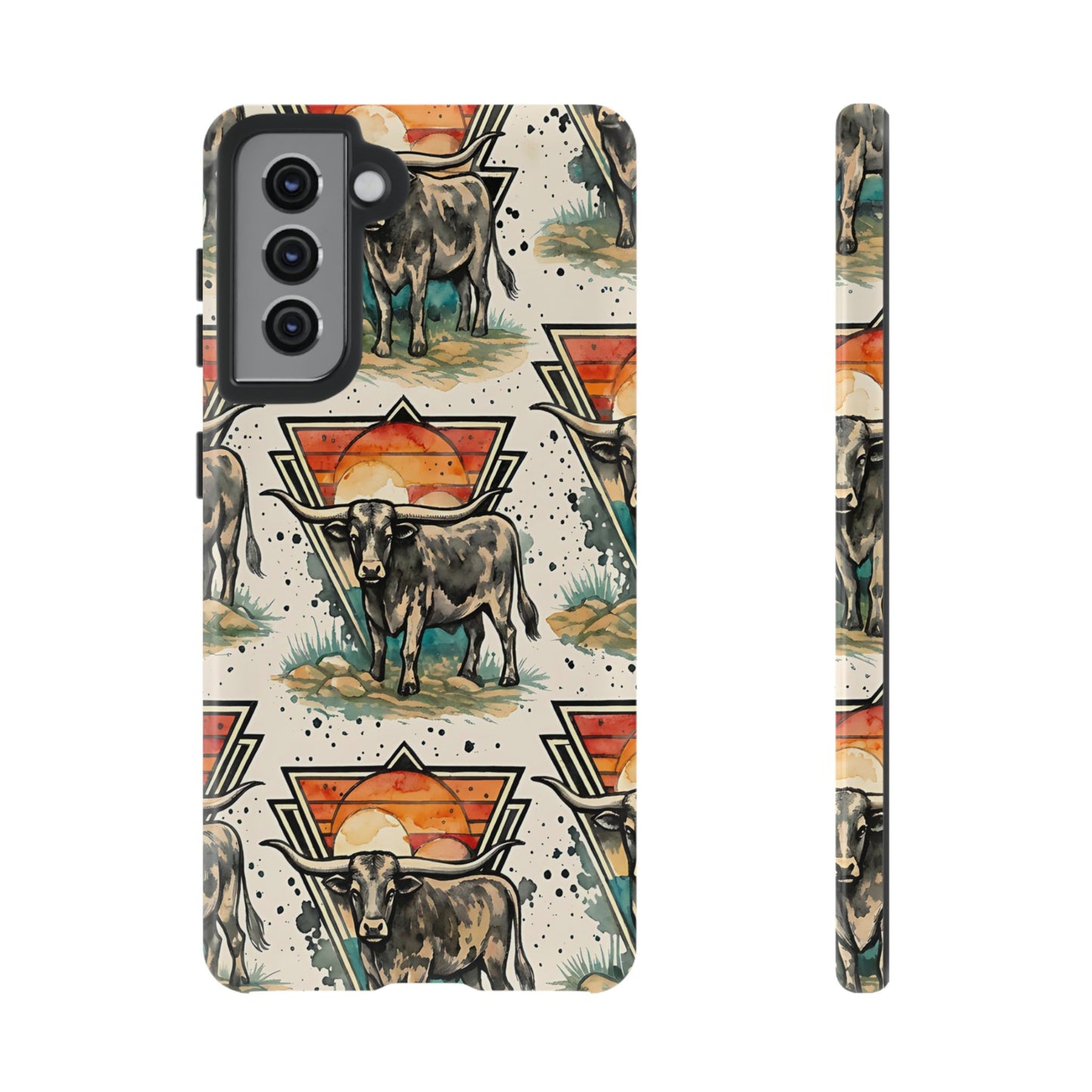 Retro Longhorn Tough Case