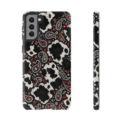Paisley Cowhide Tough Case