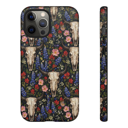 Floral Skull Tough Case