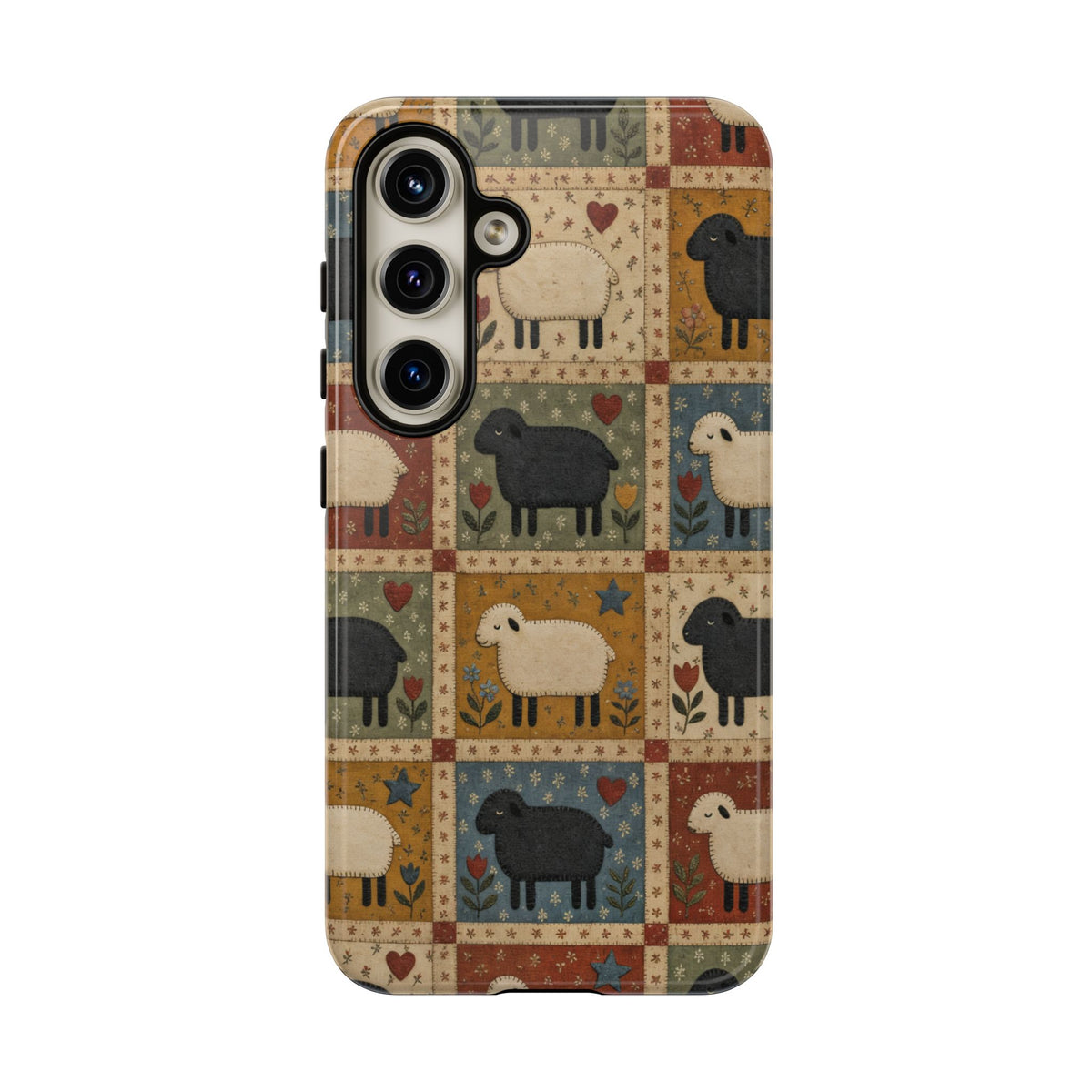 Sheep Quilt Tough Case