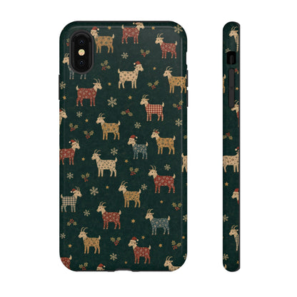 Yuletide Goats Tough Case