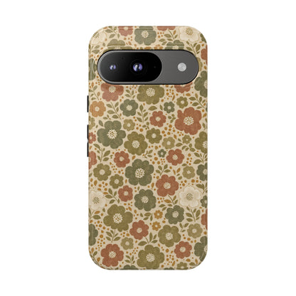 Retro Poppy Field Tough Case