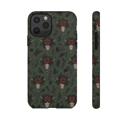Inked Christmas Skull Tough Case