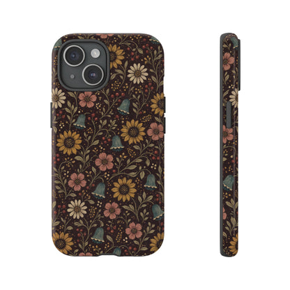 Plum Folk Floral Tough Case