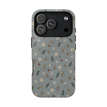 Antler Daisies Snow Magnetic Case