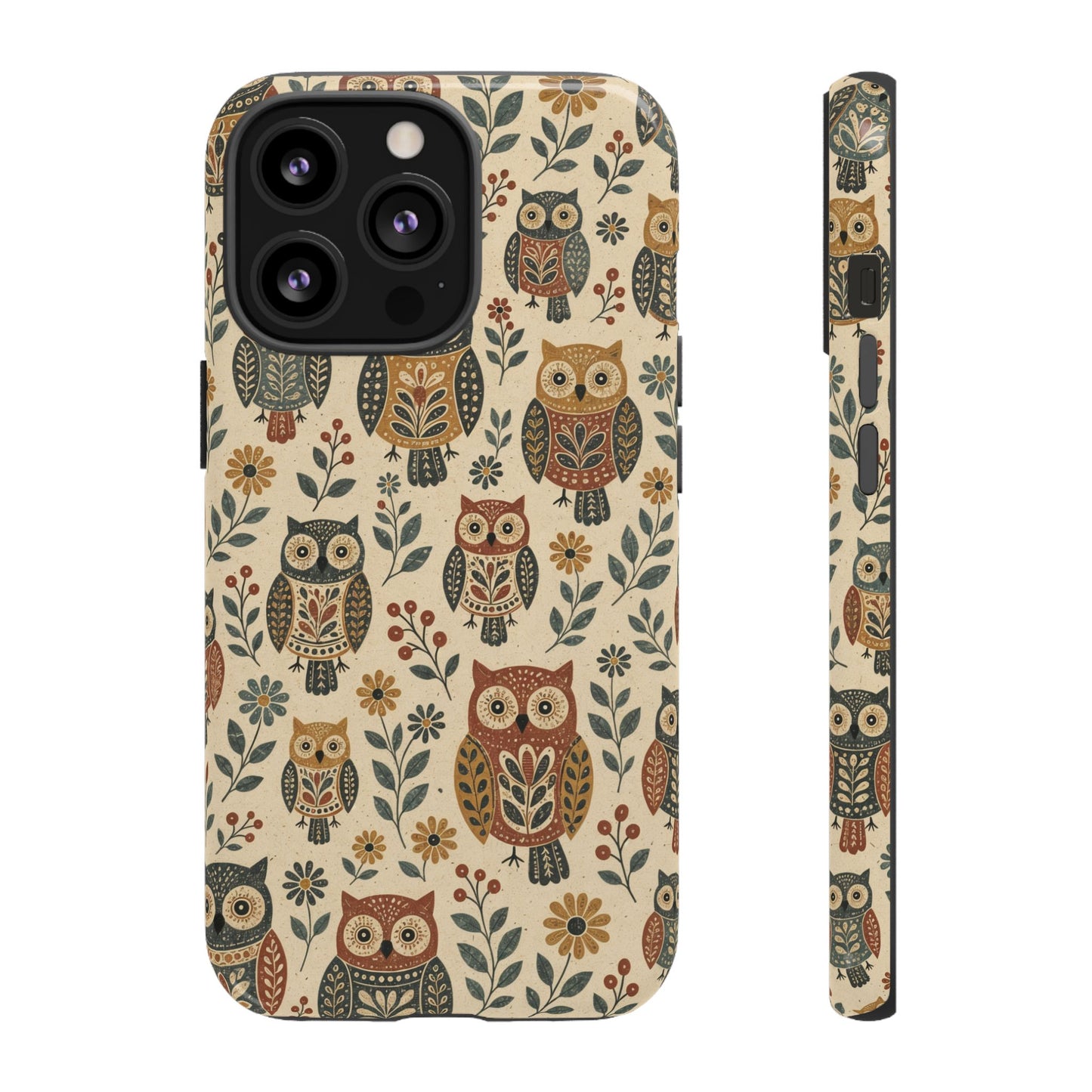 Folk Owls Tough Case