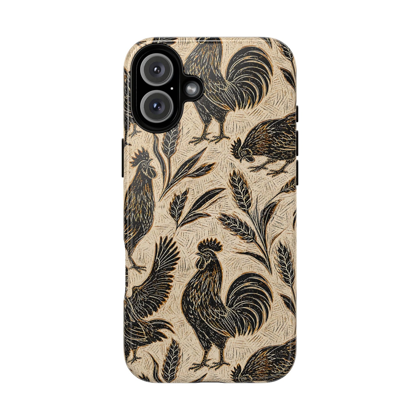 Carved Rooster Magnetic Case