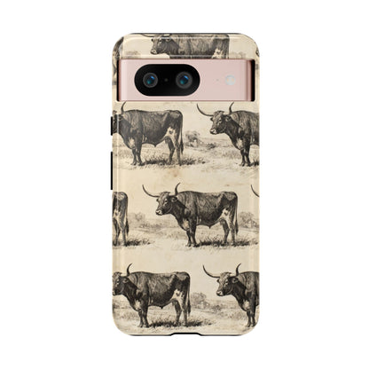 Vintage Longhorns Tough Case