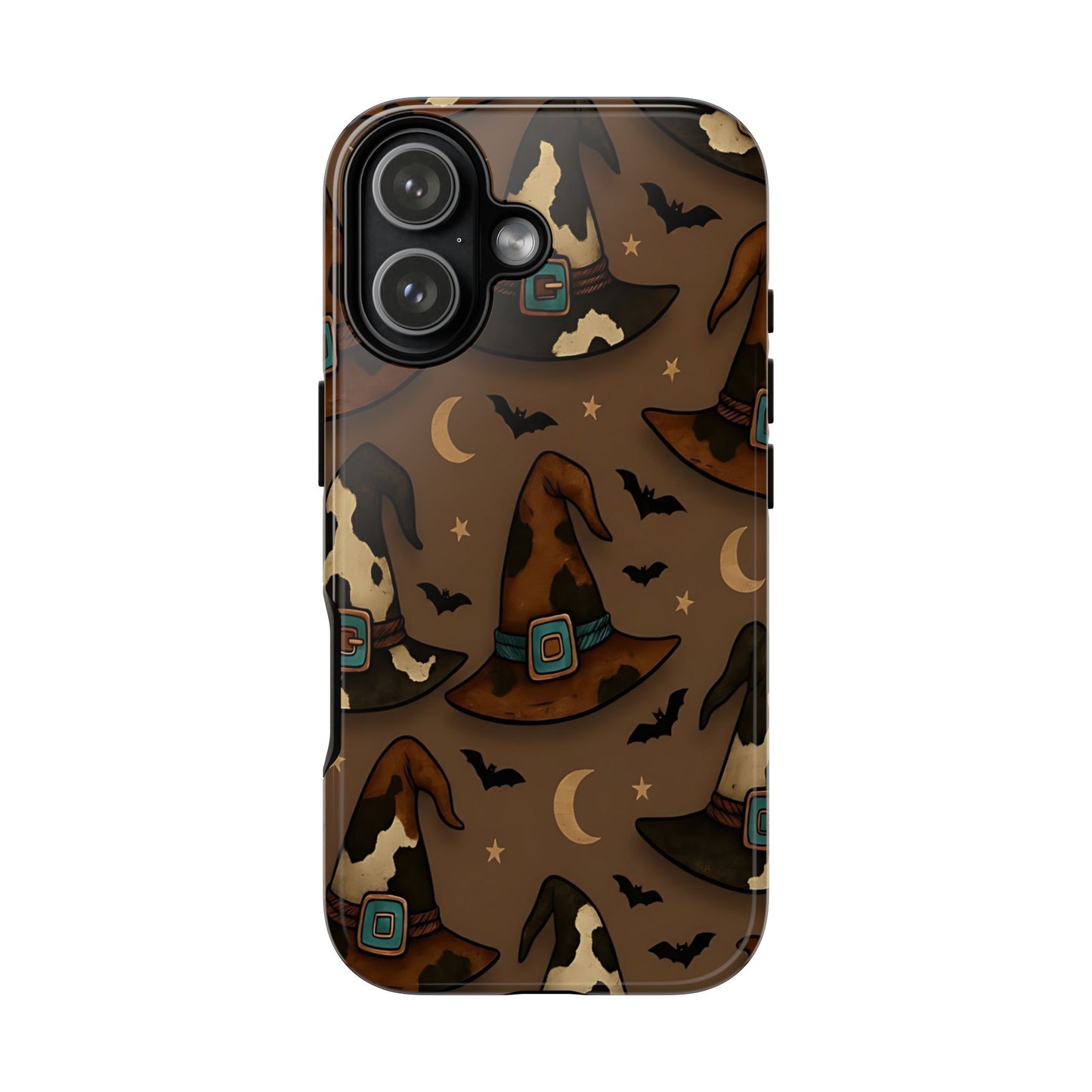 Cowhide Witch Hats Tough Phone Case