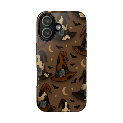 Cowhide Witch Hats Tough Phone Case