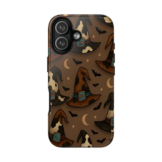 Cowhide Witch Hats Tough Phone Case