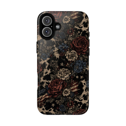 USA Cowhide Bloom Magnetic Case