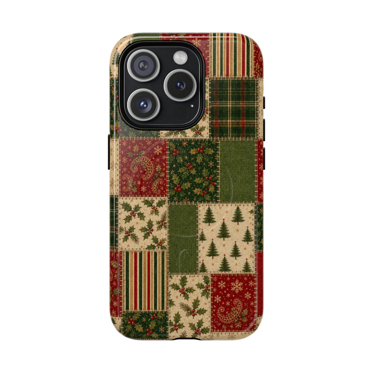 Holiday Patchwork Magnetic Case