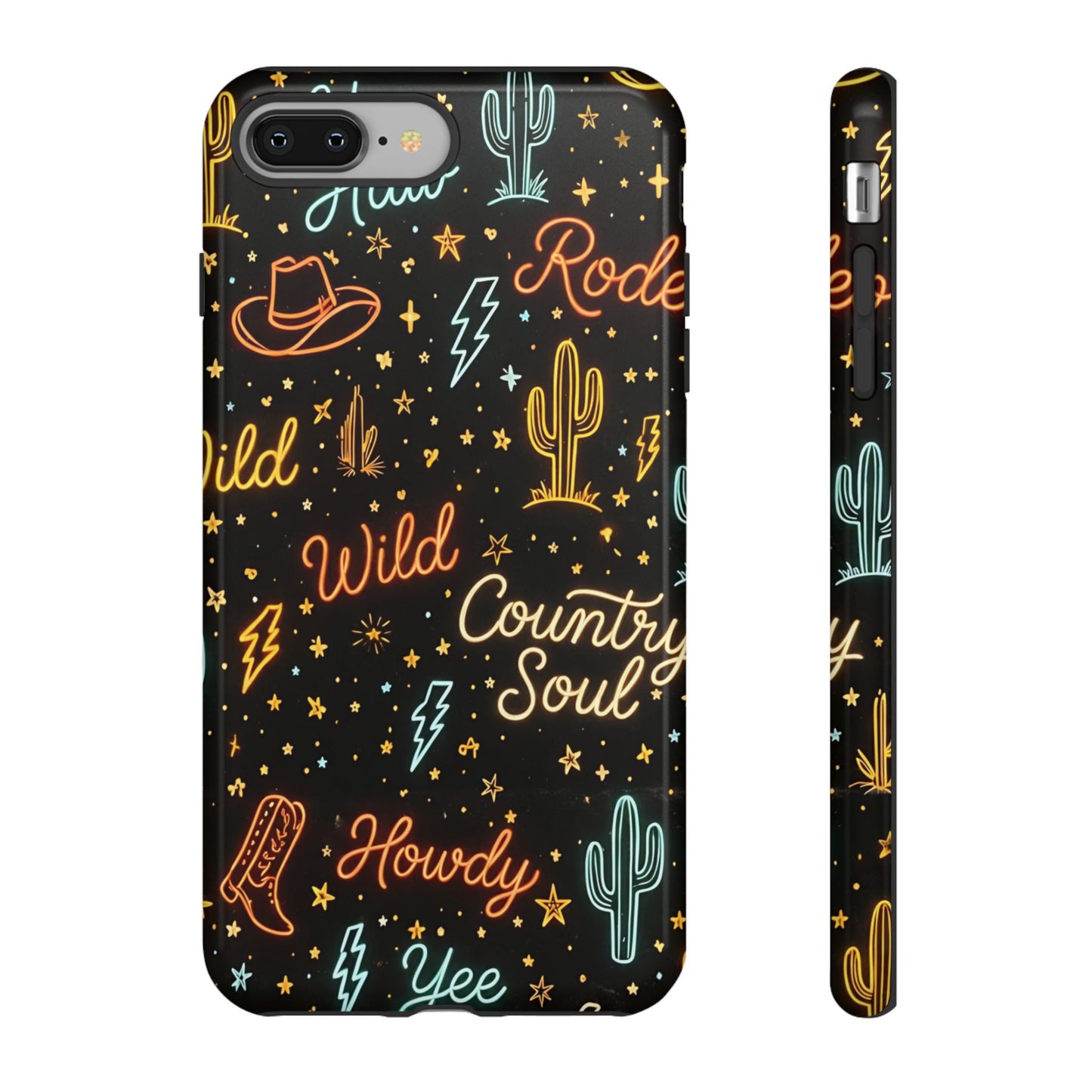 Neon Western Script Tough Case