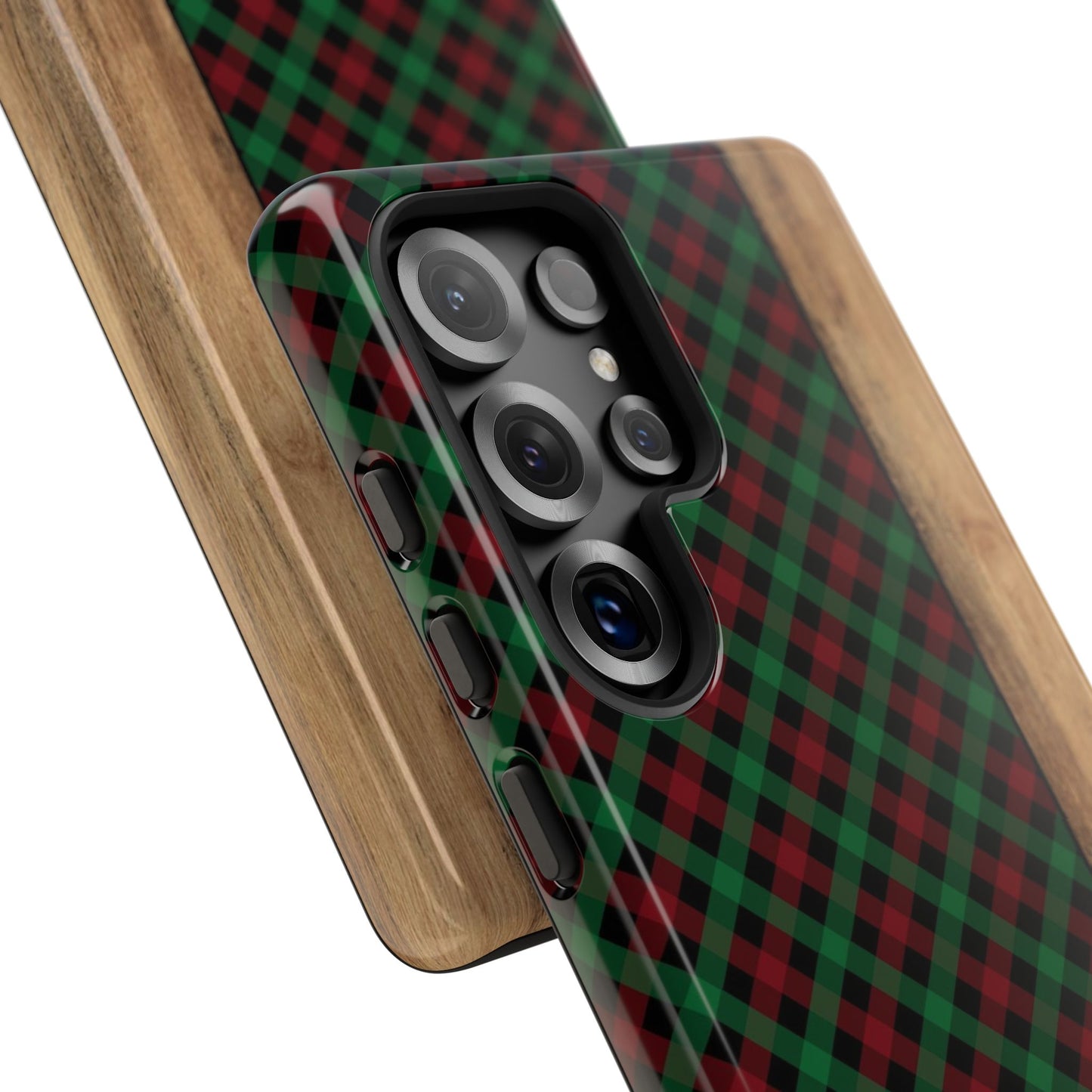 Red Green Plaid Tough Phone Case