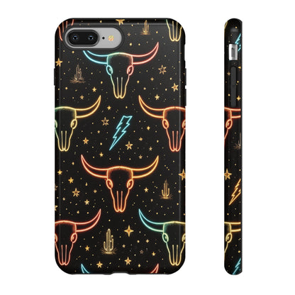 Neon Longhorns Tough Case