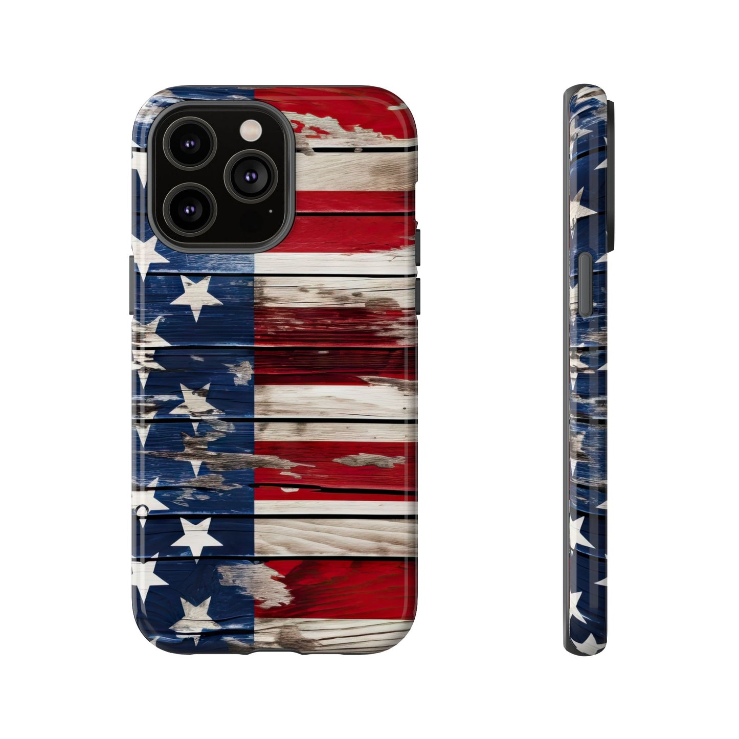 Wood Stars Stripes Tough Case
