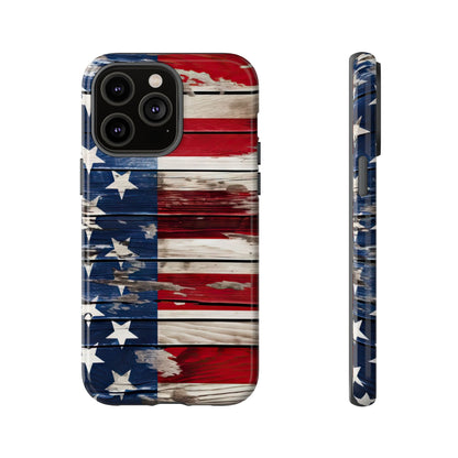 Wood Stars Stripes Tough Case