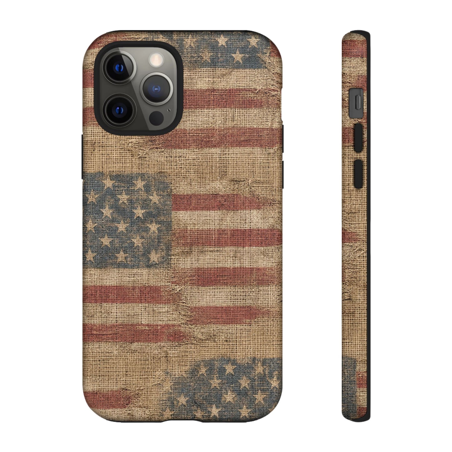 Burlap Flag Tough Case