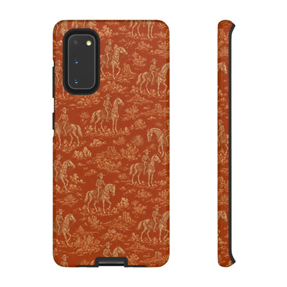 Cowboy Skeleton Toile Tough Case