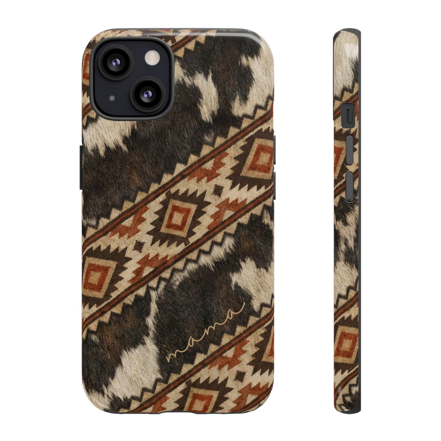 Cowhide Aztec Mama Tough Case
