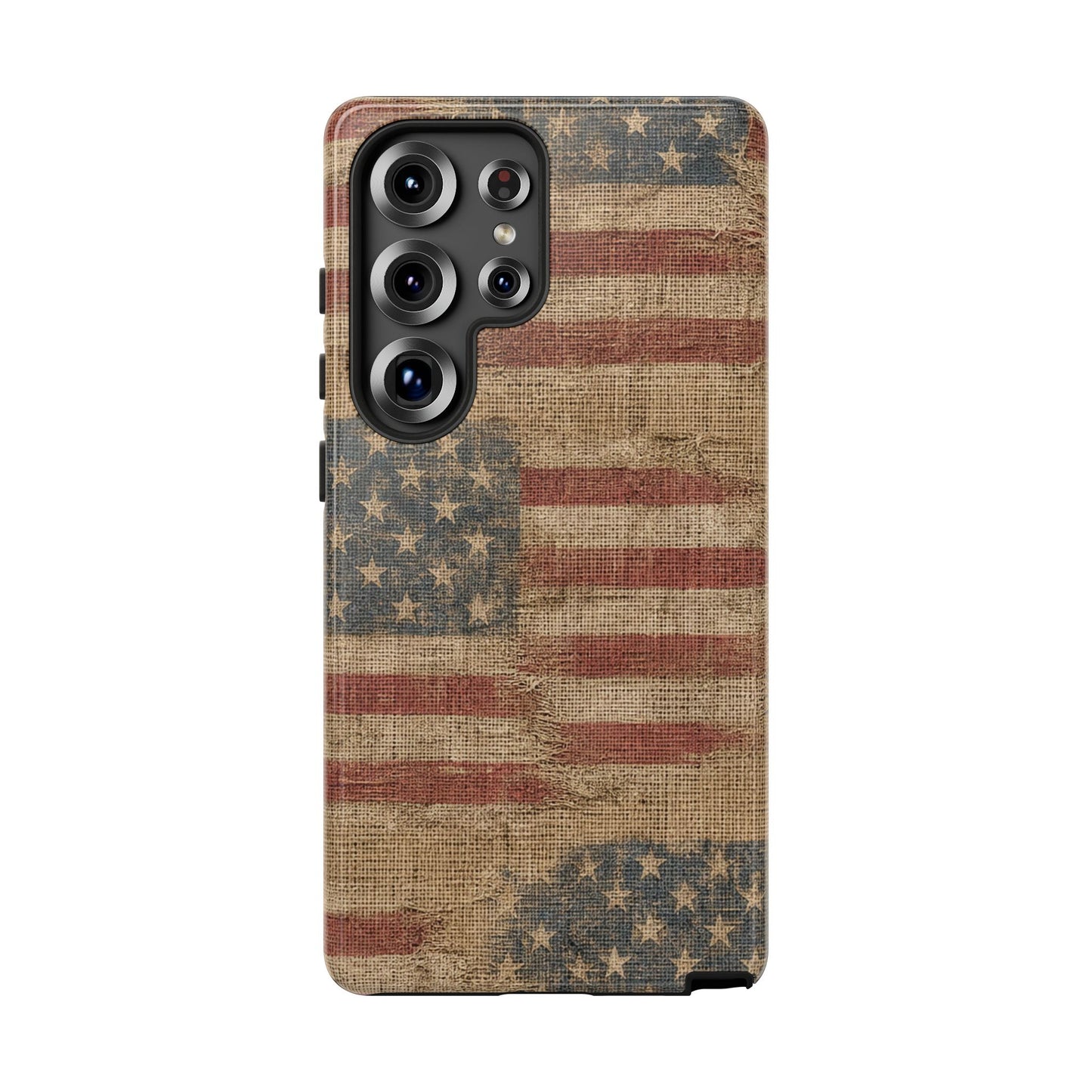 Burlap Flag Tough Case