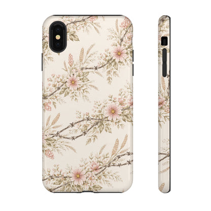 Floral Barbed Wire Tough Case