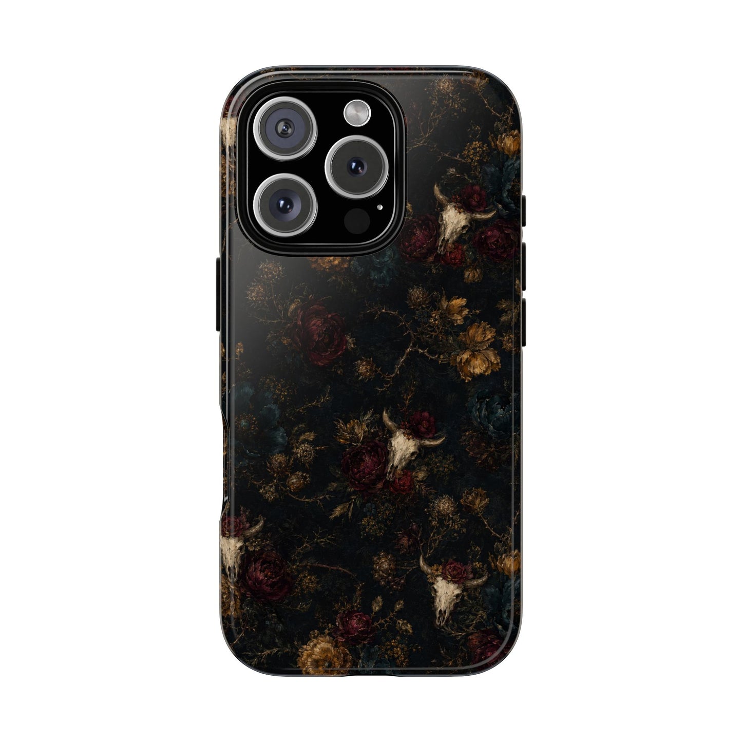 Bull Skull Bloom Tough Case