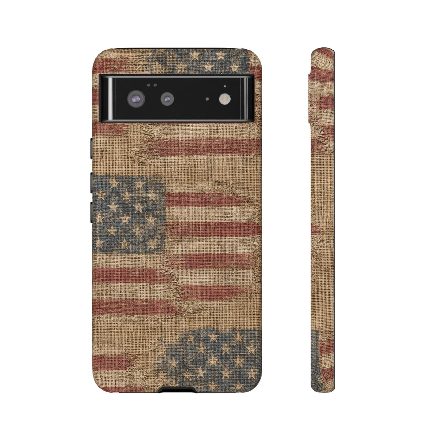 Burlap Flag Tough Case