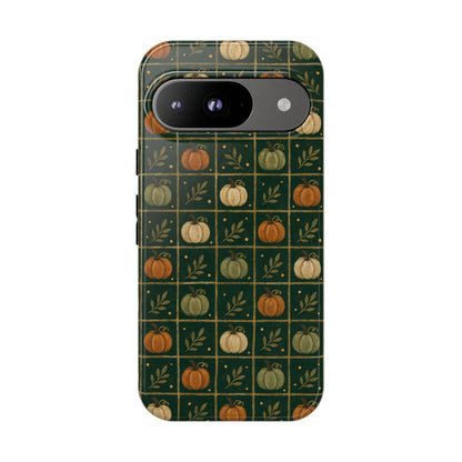 Green Pumpkin Check Tough Case