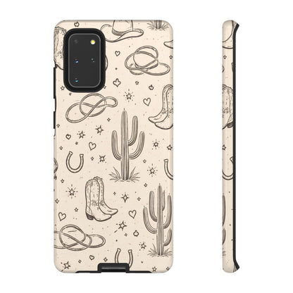 Cowgirl Doodles Tough Case