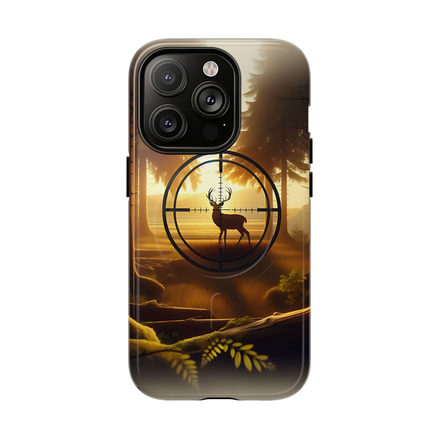 Golden Crosshairs Deer Magnetic Case