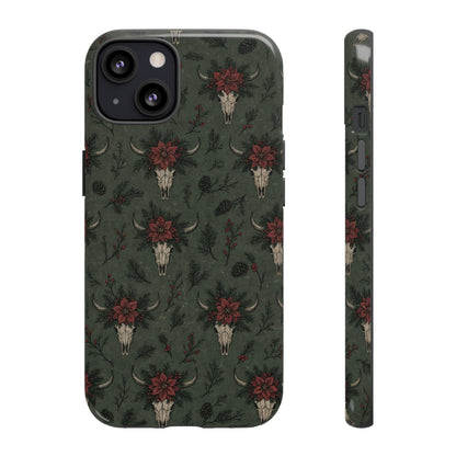 Inked Christmas Skull Tough Case