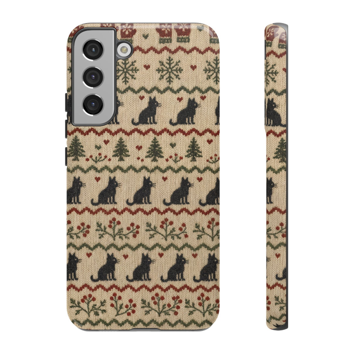 Black Cat Sweater Tough Case