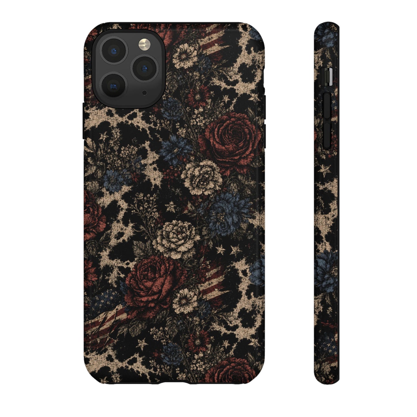 USA Cowhide Bloom Tough Case