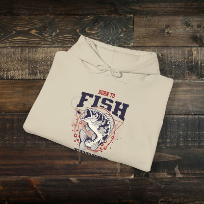 Born To Fish Forced To Work Hoodie