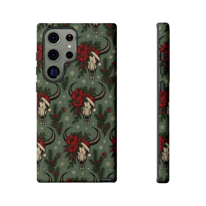 Santa Bull Skulls Tough Case