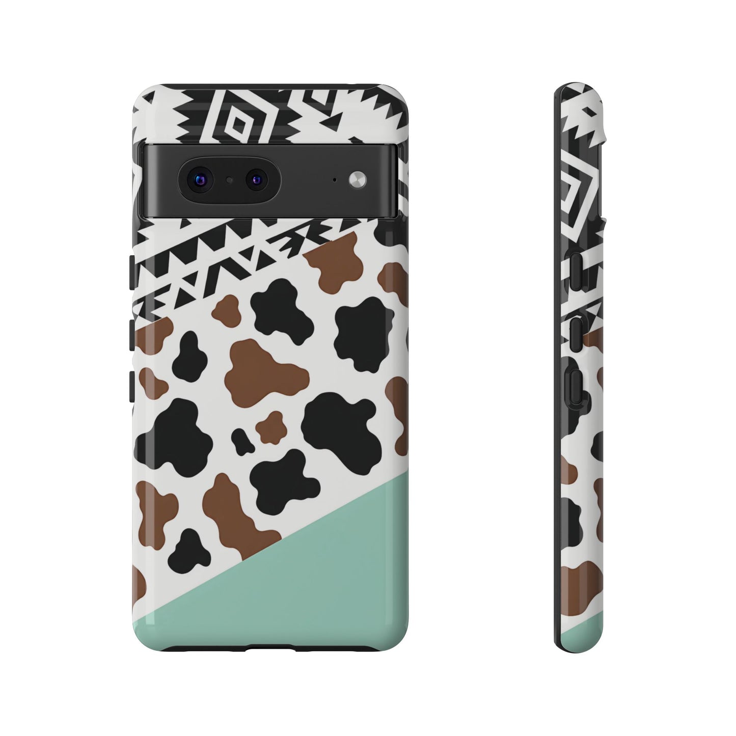 Mint Aztec Cowhide Tough Case