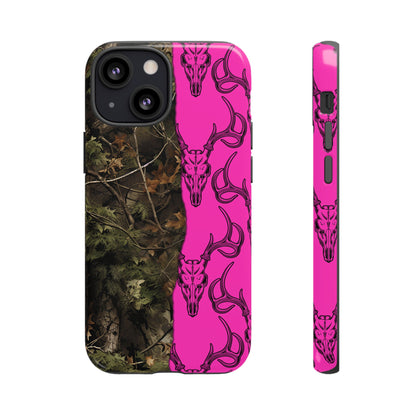 Camo Deer Skulls Pink Tough Case