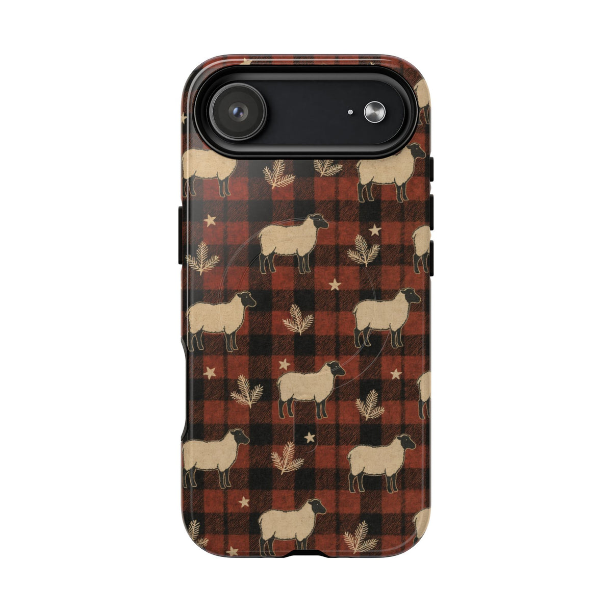 Plaid Sheep Magnetic Case