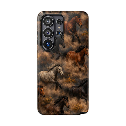 Running Horses Tough Case
