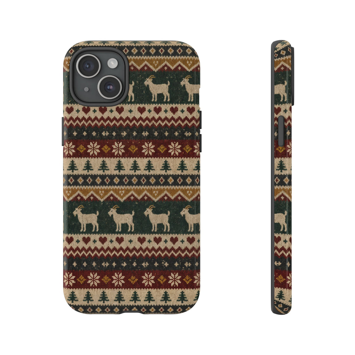 Fair Isle Goats Tough Case