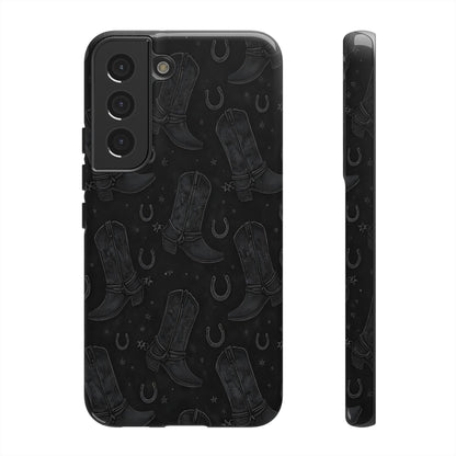 Western Noir Boots Tough Case