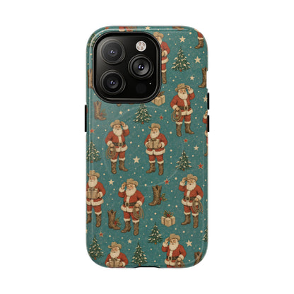 Retro Cowboy Santa Magnetic Case