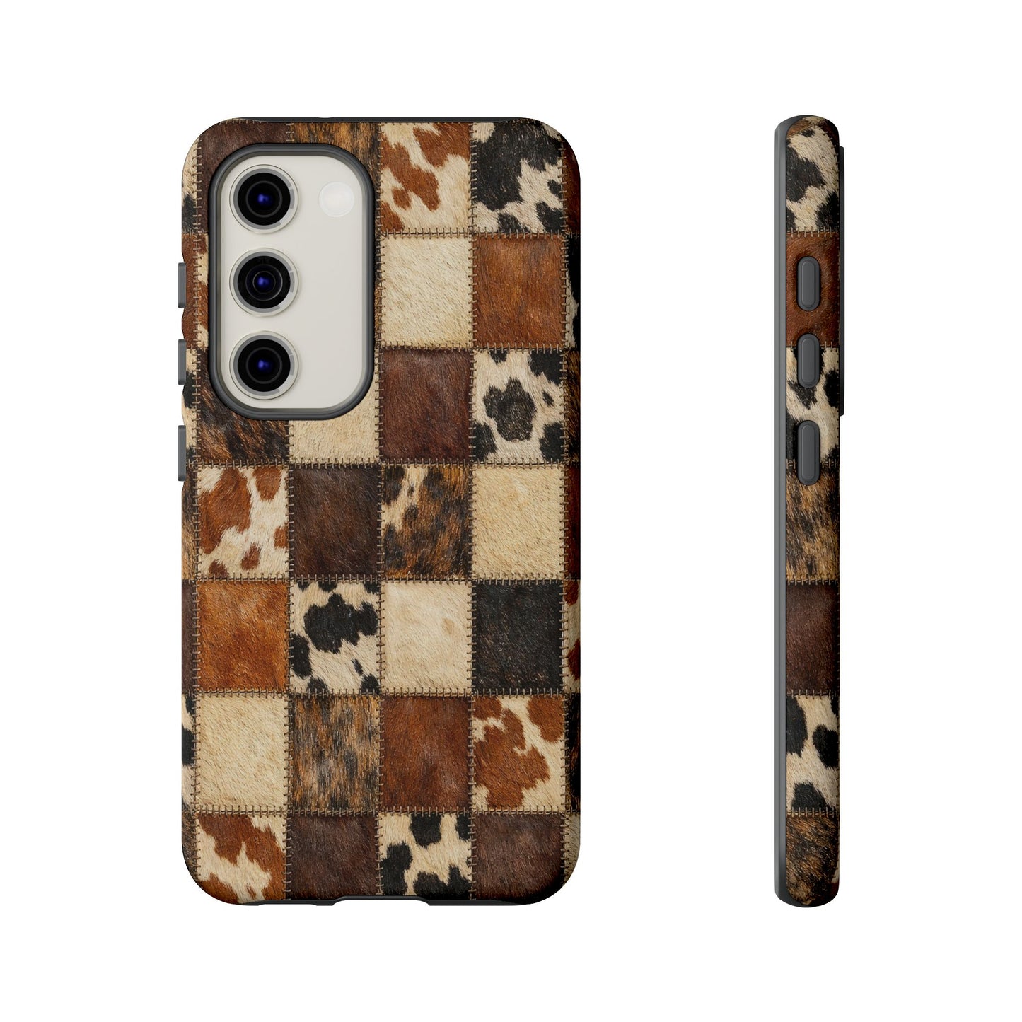 Cowhide Quilt Tough Case