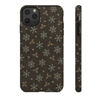 Squash Blossom Snowflakes Tough Case