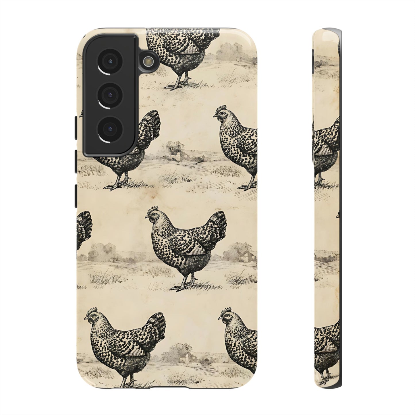 Vintage Chickens Tough Case