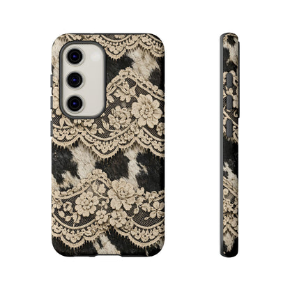 Cowhide Lace Tough Case