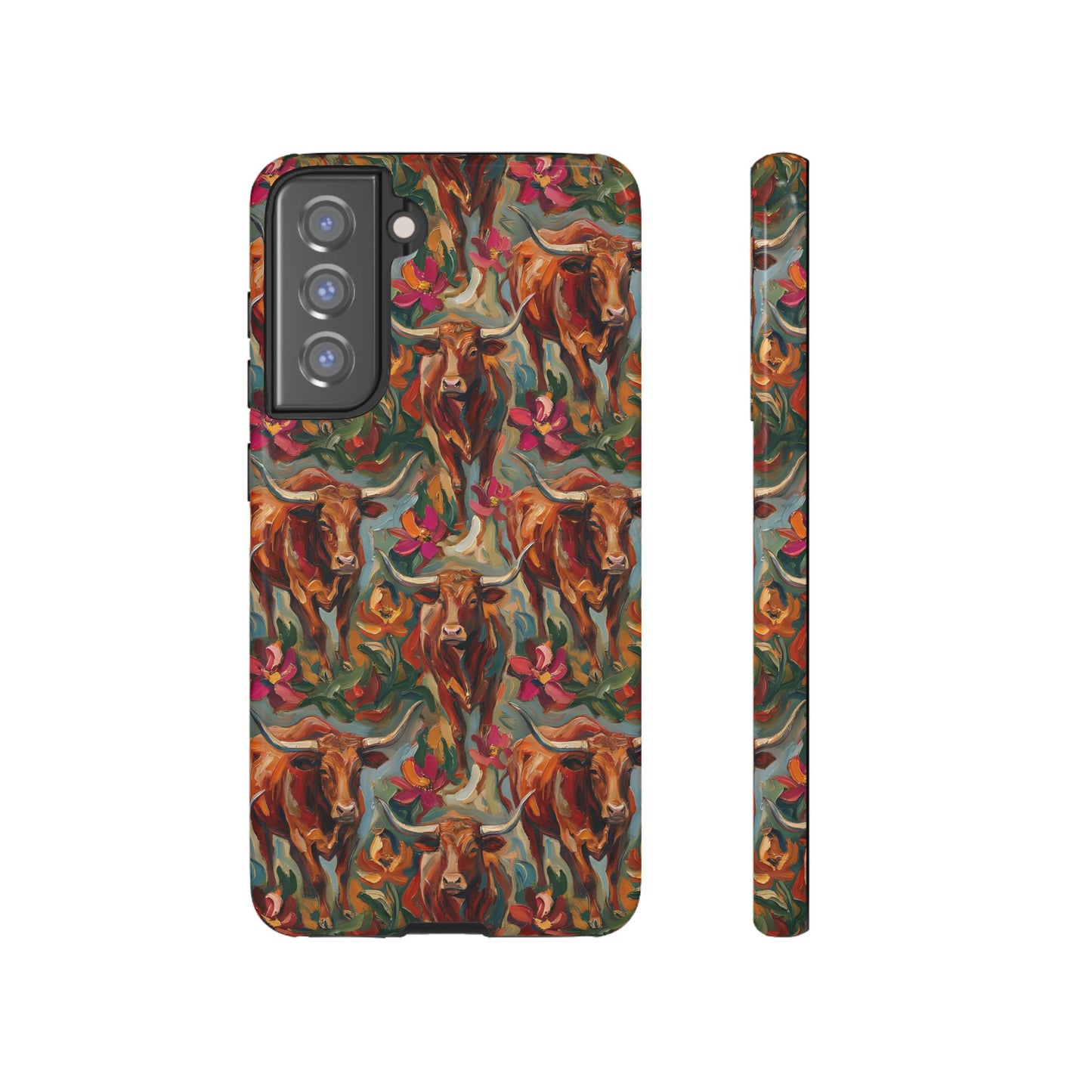 Painted Longhorns Tough Case